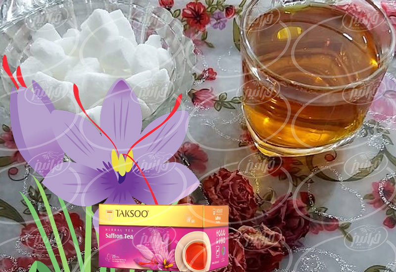 خرید چای زعفرانی تکسو کیسه ای صادراتی 