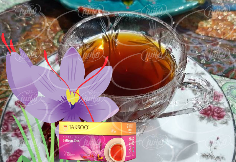 خرید چای زعفرانی تکسو کیسه ای صادراتی